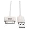 Tripp Lite Charge Cable, Apple 30-Pin Dock, White, 3ft M110-003-WH - alternate 2