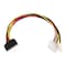 Monoprice SATA(M)/Molex 4pin/4pin, Pwr Cable, 12in 7642 - alternate 4