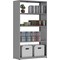 Tennsco Boltless Shelving Unit, 24"D x 48"W x 76"H, 5 Shelves, Steel, Height: 76" CS247648-MGY - alternate 2
