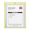 C-Line Products Shop Ticket Holder, Yellow, 9 x 12", PK15 43916 - alternate 3
