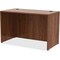 Lorell Desk, 24" D X 29-1/2" H, 48" W X 3mm PVC (Edge), Metal, Walnut LLR34390 - alternate 3