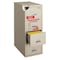 Fireking 12-3/16" W 4 Drawer Fire-Resistant Vertical File Cabinet, Parchment, Letter 4-1825-CPA - alternate 2
