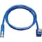 Tripp Lite Cat6 Cable, Right Angle, RJ45, Blue, 10ft N204-010-BL-DN - alternate 4