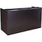 Boss Reception Desk, 71W X 30/36D X 42H, Mocha N169-MOC - alternate 2