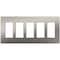 Lutron Designer Wall Plates, Number of Gangs: 5 Stainless Steel, Satin Finish, Stainless Steel CW-5-SS - alternate 2
