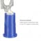 3M Fork Terminal, #10 Stud Size, 14 AWG, 1,000 V, Vinyl Insulated, Blue, Crimp Termination Only MV14-10FLX - alternate 7