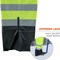 Ergodyne Black Bottom Rain Bibs, Lime, Small, Polyester/Polyurethane Coating, Up to 30" Waist, S 8918BK - alternate 6
