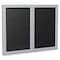 Ghent Enclosed Letter Board 36"x48" PA23648B-BK - alternate 2