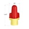 3M Twist-On Wire Connector, 8 AWG Max, Red, Yellow, Polypropylene, Thermoplastic Elastomer Insulation R/Y+BOX - alternate 2