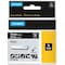 Dymo Label Tape Cartridge, White on Black, Labels/Roll: Continuous 1805436 - alternate 4