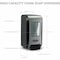 Gojo FMX-20 2000mL Foam Soap Dispenser, Push-Style, Chrome/Black 5271-06 - alternate 4