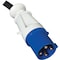 Tripp Lite PDU, Switched, (6) C13, (12) C19, IEC-60309 60A BLUE (3P+E), 6 ft. PDU3VSR6G60A - alternate 2