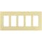 Lutron Designer Wall Plates, Number of Gangs: 5 Gloss Finish, Ivory CW-5-IV - alternate 2