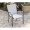 Hanover Foxhill 5-Piece Patio Dining Set with 4 Sling Dining Chairs FOXDN5PCS-GRY - alternate 4