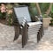 Hanover Foxhill All-Weather Commercial-Grade Aluminum Dining Chair FOXHLDNCHR-1GM - alternate 2