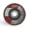 Rex Cut Fusion Flap Disc 4 1/2 X 7/8 T29 Fusion Interleaf Flap Disc Coarse 894000 - alternate 1