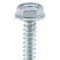 Zoro Select Self-Drilling Screw, #10 x 1 in, Zinc Plated Steel Flange Hex Head External Hex Drive, 100 PK U31810.019.0100 - alternate 3