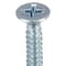 Zoro Select Self-Drilling Screw, #8 x 1-1/2 in, Zinc Plated Steel Flat Head Phillips Drive, 100 PK U31830.016.0150 - alternate 2