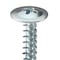 Zoro Select Sheet Metal Screw, #8 x 3/4 in, Zinc Plated Steel Wafer Head Phillips Drive, 100 PK U26456.016.0075 - alternate 3