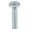 Zoro Select Self Drilling Tapping Screw, No 8-18 Size, 1 1/4 in L, Steel, Zinc Plated, Flat, Phillips, 100 PK U31830.016.0125 - alternate 3