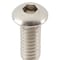 Zoro Select 1/4"-20 Socket Head Cap Screw, Button, Plain 18-8 Stainless Steel, 5/8 in Length, 100 PK U51030.025.0062 - alternate 2