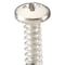Zoro Select Sheet Metal Screw, No. 10 x 1 in, Plain 18-8 Stainless Steel Pan Head Phillips Drive, 100 PK U51660.019.0100 - alternate 3