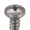 Zoro Select Sheet Metal Screw, No. 10 x 1/2 in, Plain 18-8 Stainless Steel Pan Head Phillips Drive, 100 PK U51660.019.0050 - alternate 4