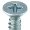 Zoro Select Self-Drilling Screw, #8 x 1 in, Zinc Plated Steel Flat Head Phillips Drive, 100 PK U31830.016.0100 - alternate 3