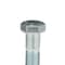Zoro Select Grade 5, 5/8"-11 Hex Head Cap Screw, Zinc Plated Steel, 2-1/2 in L, 5 PK N01200.062.0250 - alternate 2