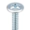 Zoro Select Sheet Metal Screw, #8 x 1 in, Zinc Plated Steel Wafer Head Phillips Drive, 100 PK U26456.016.0100 - alternate 3