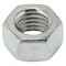 Zoro Select Hex Nut, 1/2"-13, 18-8 Stainless Steel, Not Graded, Plain, 7/16 in Ht, 25 PK U51080.050.0001 - alternate 1