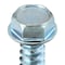 Zoro Select Self-Drilling Screw, #12 x 1 in, Zinc Plated Steel Flange Hex Head External Hex Drive, 100 PK U31810.021.0100 - alternate 3
