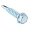 Zoro Select Self-Drilling Screw, #12 x 1 in, Zinc Plated Steel Flange Hex Head External Hex Drive, 100 PK U31810.021.0100 - alternate 4