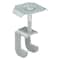 Zoro Select Grating Clip, For Screw Size 1/4 in, Carbon Steel, Galvanized, 50 PK WGG-1D - alternate 1
