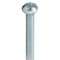 Zoro Select #6-32 x 2-1/2 in Combination Phillips/Slotted Round Machine Screw, Zinc Plated Steel, 100 PK U24212.013.0250 - alternate 2