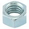 Zoro Select Hex Nut, 1/2"-13, Steel, Grade 5, Zinc Plated, 7/16 in Ht, 50 PK U01300.050.0001 - alternate 3