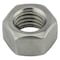 Zoro Select Hex Nut, 5/8"-11, 18-8 Stainless Steel, Not Graded, Plain, 35/64 in Ht, 25 PK U51080.062.0001 - alternate 1
