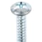 Zoro Select Sheet Metal Screw, #10 x 1 in, Zinc Plated Steel Pan Head Phillips Drive, 100 PK U26660.019.0100 - alternate 3