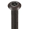Tamper-Pruf Screws #8-32 x 1 in Torx Button Tamper Resistant Screw, Black Oxide Finish, Steel, 25 PK 81080 - alternate 2