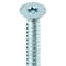 Tamper-Pruf Screws Tamper Resistant Screw, 1-1/2 in, Zinc Plated Finish, Steel, Flat Head Torx Drive, 50 PK 490630 - alternate 2