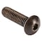 Kerr Lakeside #8-32 Socket Head Cap Screw, Button, Black Oxide Alloy Steel, 5/8 in Length, 100 PK 8C62KBC - alternate 1