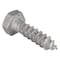 Zoro Select Lag Screw, 1/4 in, 1 in, Steel, Hot Dipped Galvanized Hex External Hex Drive, 100 PK U08450.025.0100 - alternate 1