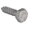 Zoro Select Lag Screw, 1/4 in, 1 in, Steel, Hot Dipped Galvanized Hex External Hex Drive, 100 PK U08450.025.0100 - alternate 3