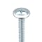 Zoro Select Sheet Metal Screw, #8 x 2 in, Zinc Plated Steel Wafer Head Phillips Drive, 100 PK U26456.016.0200 - alternate 3