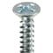Zoro Select Wood Screw, No. 8, 1 in, Zinc Plated Steel Flat Head Phillips Drive, 100 PK U25120.016.0100 - alternate 4