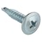 Zoro Select Self-Drilling Screw, #8 x 3/4 in, Zinc Plated Steel Wafer Head Phillips Drive, 200 PK U29580.016.0075 - alternate 3