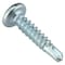 Zoro Select Self-Drilling Screw, #6, 1/2 in, Zinc Plated Steel Pan Head Phillips Drive, 15000 PK TKPPI0-600500-2-15000P - alternate 4