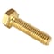 Zoro Select Not Graded, M6-1.00 Hex Head Cap Screw, Plain Brass, 25 mm L, 10 PK HC3B06025-010P1 - alternate 1