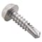 Zoro Select Self-Drilling Screw, #10 x 3/4 in, Plain 410 Stainless Steel Flange Hex Head External Hex Drive U31860.019.0075 - alternate 1