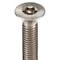 Tamper-Pruf Screws #10-32 x 1 in Torx Flat Tamper Resistant Screw, Plain Finish, 18-8 Stainless Steel, 25 PK 91645 - alternate 3